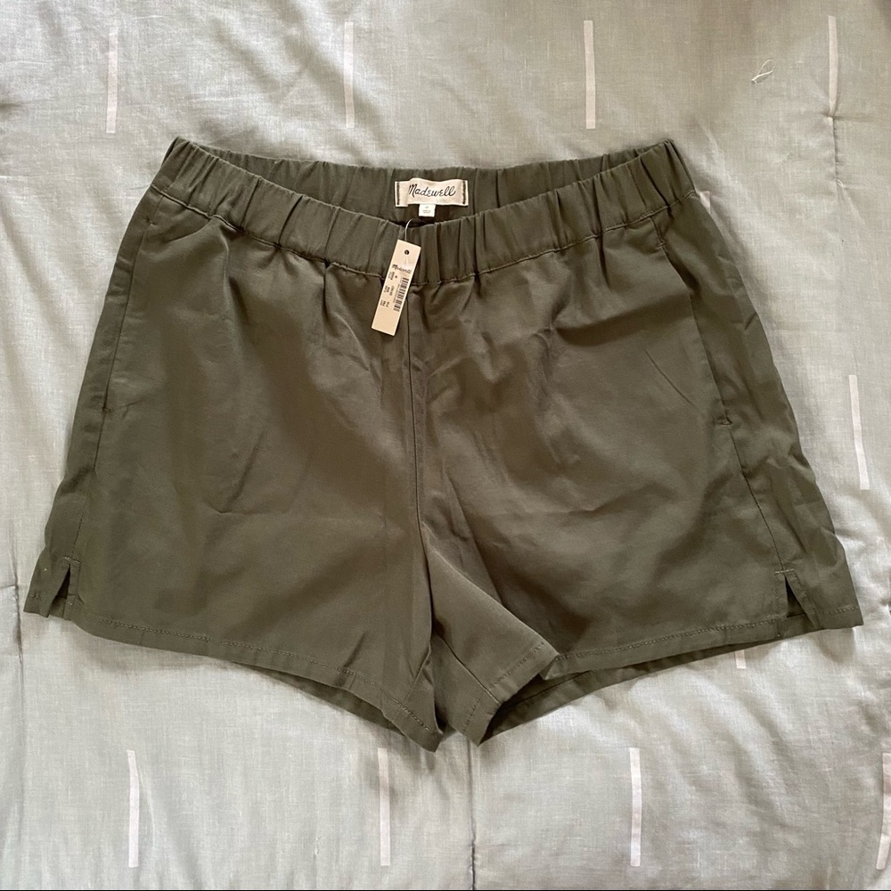 Madewell Pull-On Shorts - Palm Tree - Medium